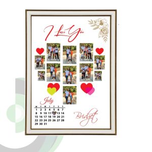 Custom Heart-Shaped Photo Frame